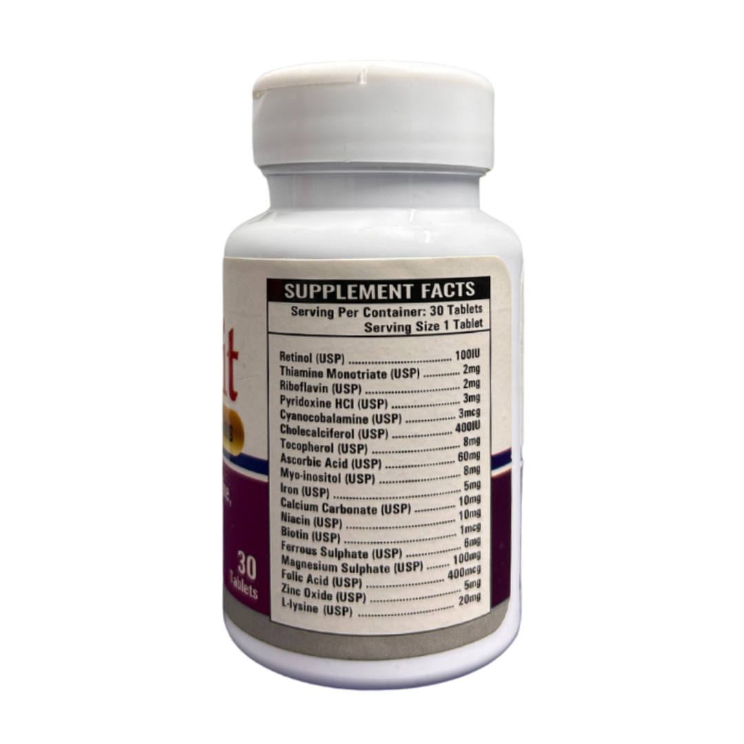 Medivit Multivitamins with Pyridoxine, Biotin, Magnesium, Zinc & Myo-Inositot